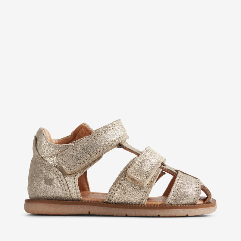 Wheat Footwear Sandal Closed Toe Baya Shine Prewalker Sandals 0171 grey