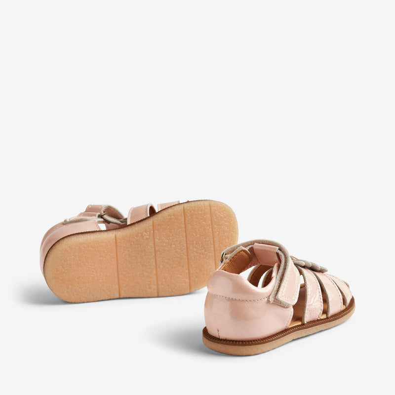 Wheat Footwear Sandal Closed Toe Hana Patent Sandals 2281 rose ballet