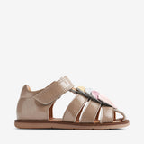 Wheat Footwear Sandal Closed Toe Hana Patent Sandals 9011 beige