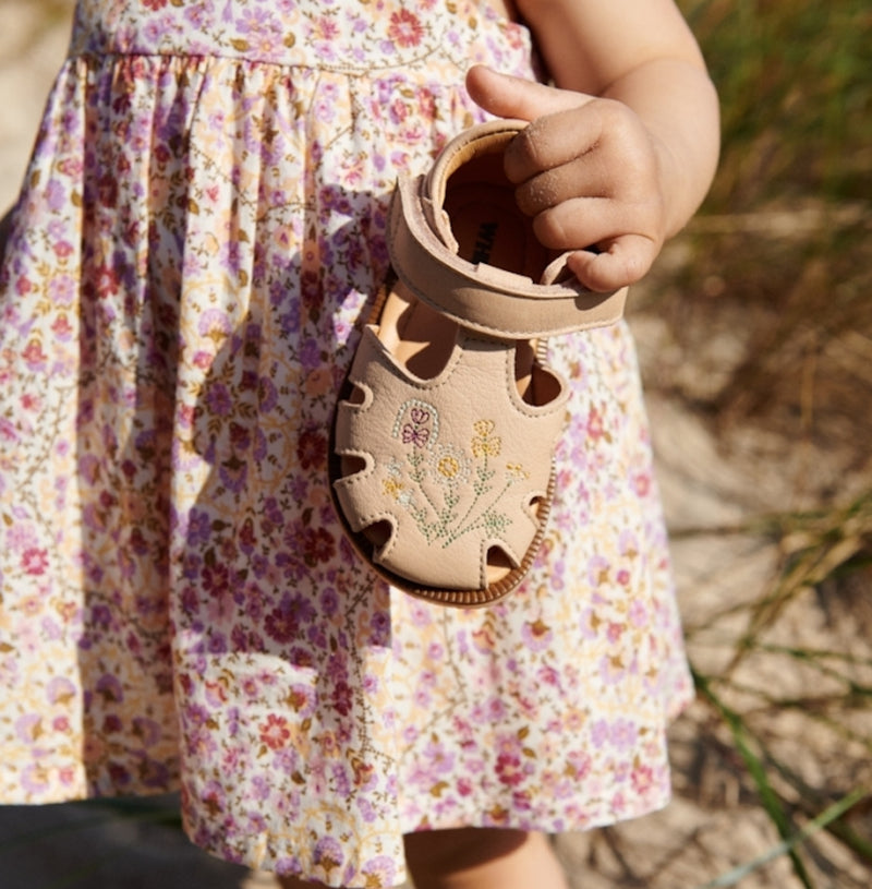 Wheat Footwear Sandal Lowe Prewalker Sandals 9009 beige rose