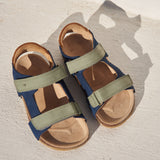 Wheat Footwear Sandal Corey Sandal 1043 blue