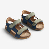 Wheat Footwear Sandal Corey Sandal 1043 blue