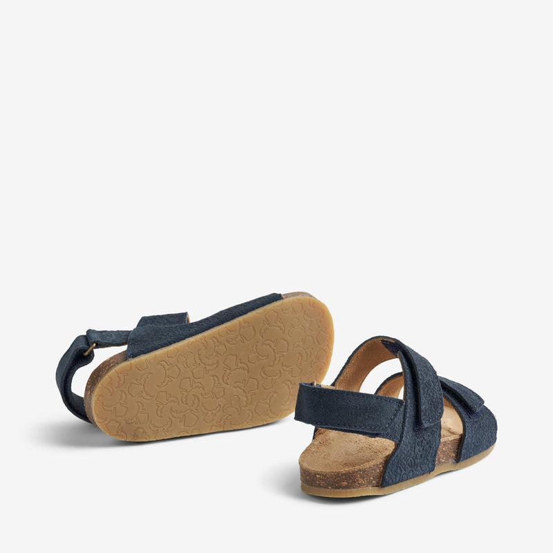 Sandal Cork Open Toe Cameron navy Wheat.eu