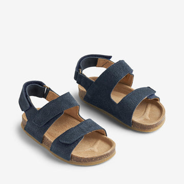 Wheat Footwear Sandal Cork Open Toe Cameron Sandals 1432 navy