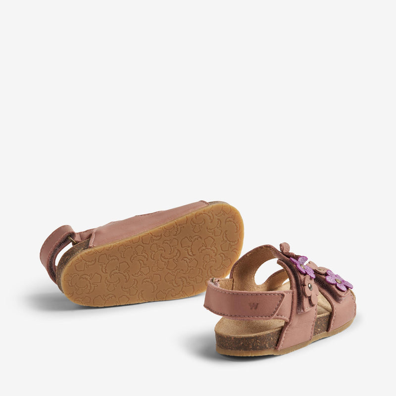 Wheat Footwear Sandal Cork Open Toe Clare Flowers Sandals 2021 old rose