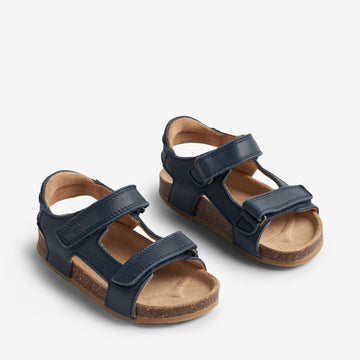 Wheat Footwear Sandal Corey Sandal 1432 navy