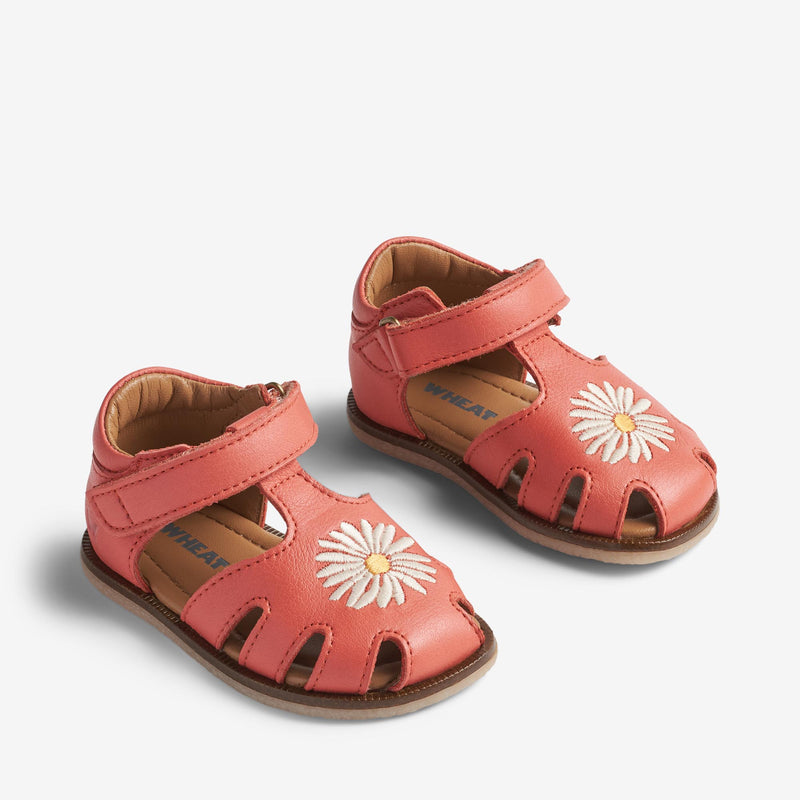 Wheat Footwear Sandal Lowe Prewalker Sandals 9454 coral