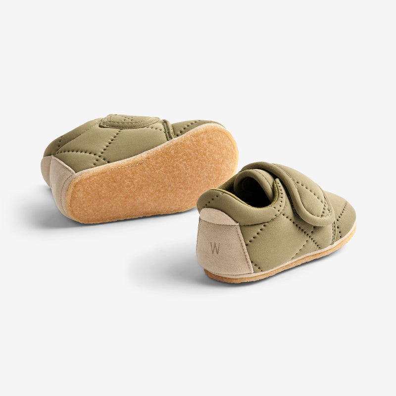 Wheat Footwear Sasha Thermo Home Shoe | Baby Indoor Shoes 4214 olive