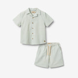 Wheat Main Set Shirt S/S & Shorts Anker Set 9664 summer sky stripe