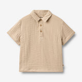 Wheat Main Set Shirt S/S & Shorts Svend Set 3354 warm sand