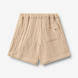 Wheat Main Set Shirt S/S & Shorts Svend Set 3354 warm sand