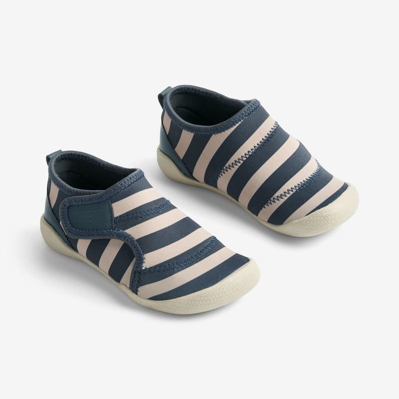 Wheat Footwear Shawn Beach Shoe | Baby Swimwear 1073 ink stripe