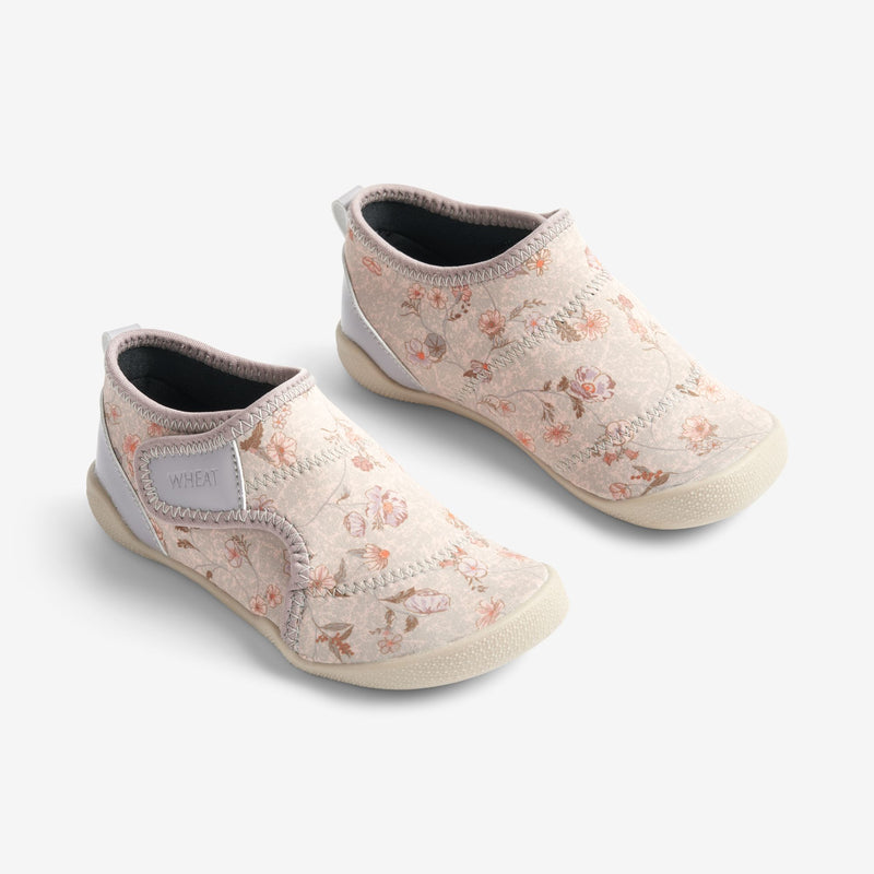 Wheat Footwear Shawn Beach Shoe | Baby Swimwear 1492 purple poppy flowers