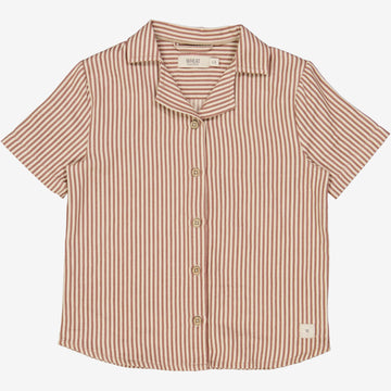 Wheat Main  Shirt Anker SS Shirts and Blouses 2476 vintage stripe