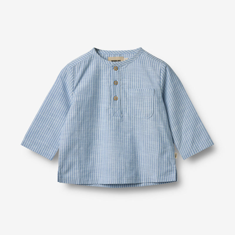 Wheat Main Shirt Bjørk Shirts and Blouses 1048 blue stripe