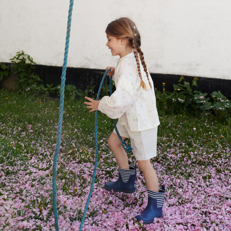 Wheat Main Shirt Gerda Shirt 1481 blue flowers