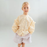 Wheat Main Shirt Gerda Shirt 9632 barely apricot flowers
