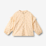 Wheat Main Shirt Gerda Shirt 9632 barely apricot flowers