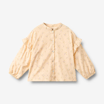 Wheat Main Shirt Gerda Shirt 9632 barely apricot flowers