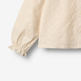 Wheat Main Shirt L/S Flora Shirts and Blouses 3129 eggshell