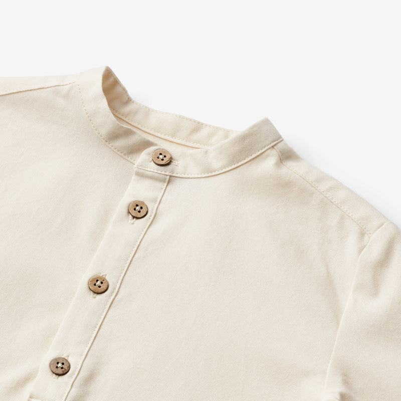 Wheat Main Shirt L/S Jonas Shirts and Blouses 3129 eggshell