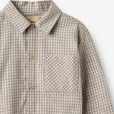 Wheat Main Shirt L/S Oscar Shirt 0104 greybrown check