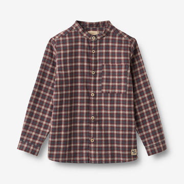 Wheat Main Shirt L/S Willum Shirts and Blouses 1314 blue holiday check