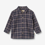 Wheat Main Shirt Oscar Shirts and Blouses 1437 navy check