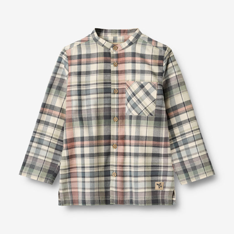 Wheat Main Shirt Pocket L/S Jonas Shirt 9560 multi check