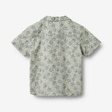 Wheat Main Shirt S/S Anker Shirts and Blouses 9412 aqua hawaii flowers