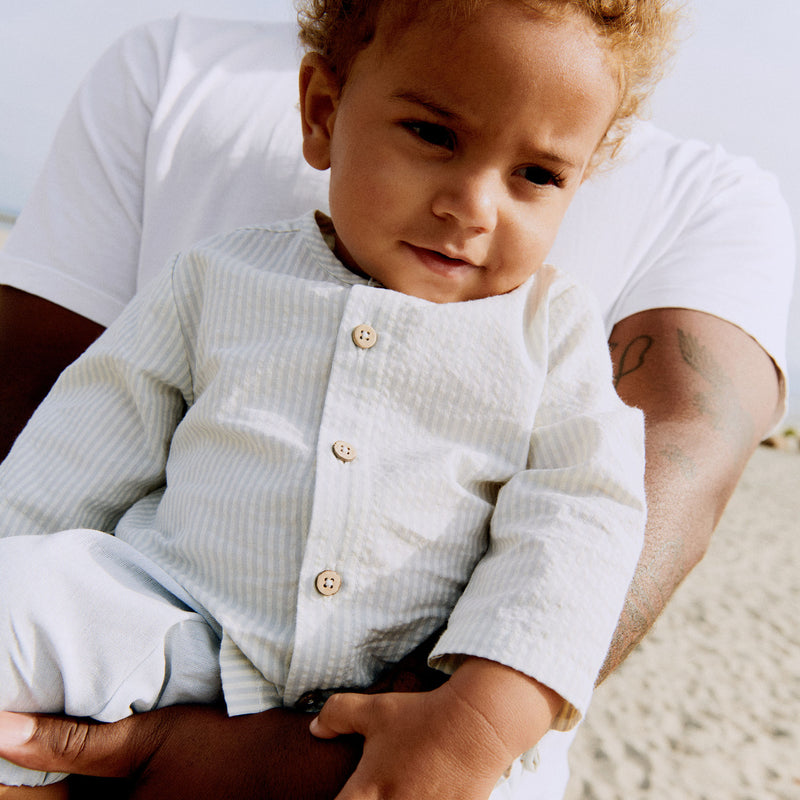 Wheat Main Shirt Shelby Shirt 9444 summer blue stripe