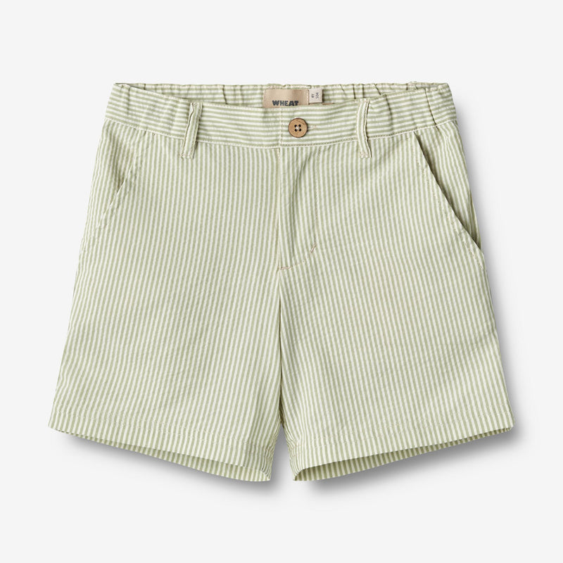 Wheat Main Shorts Elvig Shorts 4142 green stripe