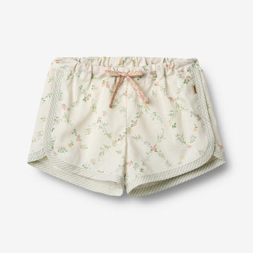 Wheat Main Shorts Inger Shorts 9426 ivory checked flowers