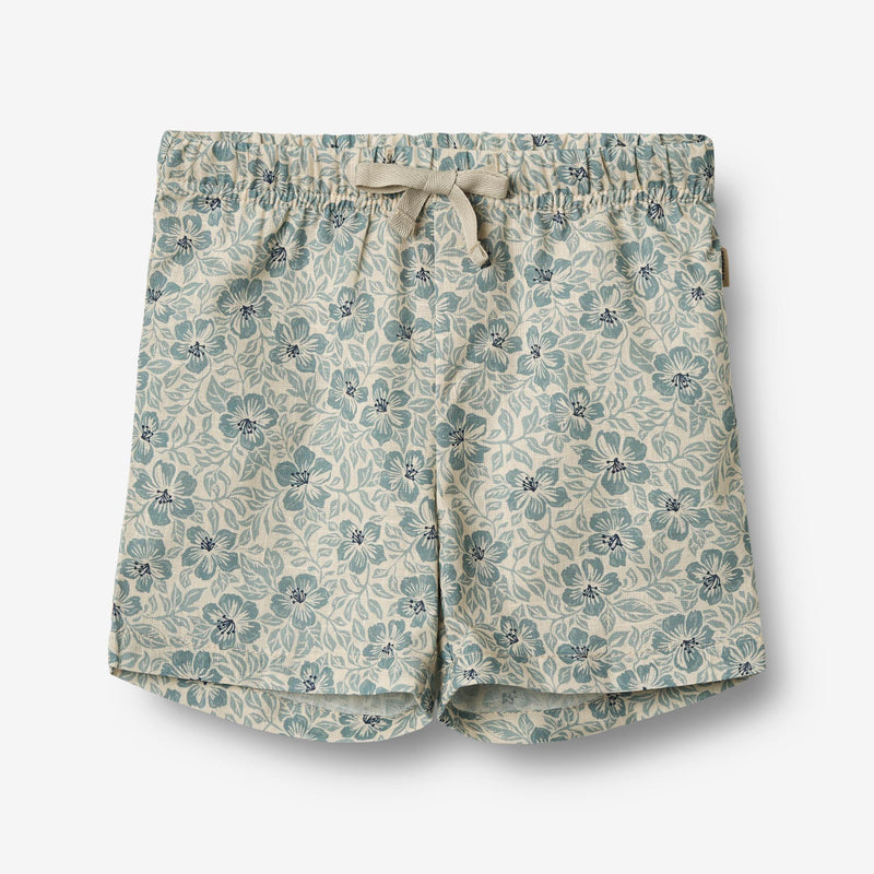 Wheat Main Shorts Max Shorts 9412 aqua hawaii flowers