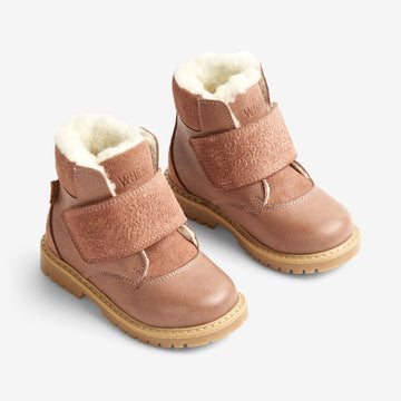 Wheat Footwear Sigge Print Velcro Boot Winter Footwear 2163 dusty rouge 