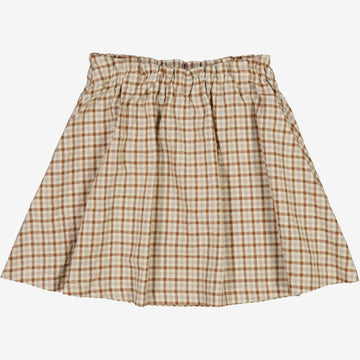 Wheat Main  Skirt Alisa Skirts 5094 golden dove check