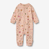 Wheat Main Sleepsuit Nikola Home 9589 rose dust holiday
