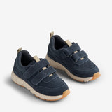 Wheat Footwear Sneaker Double Velcro Alin Sneakers 1432 navy