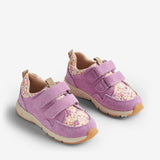 Wheat Footwear Sneaker Double Velcro Toney Print Sneakers 1161 spring lilac