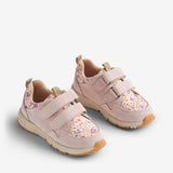 Wheat Footwear Sneaker Double Velcro Toney Print Sneakers 2281 rose ballet