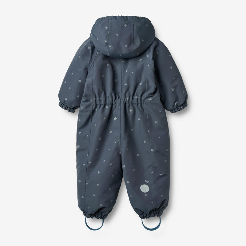 Wheat Outerwear Snowsuit Adi Outdoor Suit 9534 greyblue letters