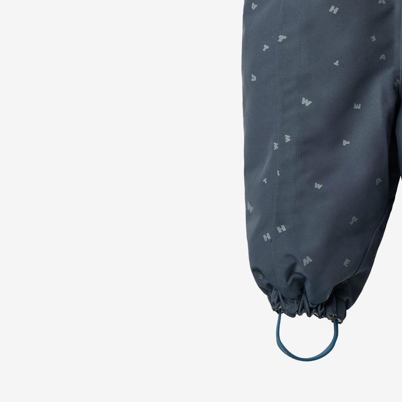 Wheat Outerwear Snowsuit Adi Outdoor Suit 9534 greyblue letters