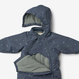 Wheat Outerwear Snowsuit Adi Outdoor Suit 9534 greyblue letters