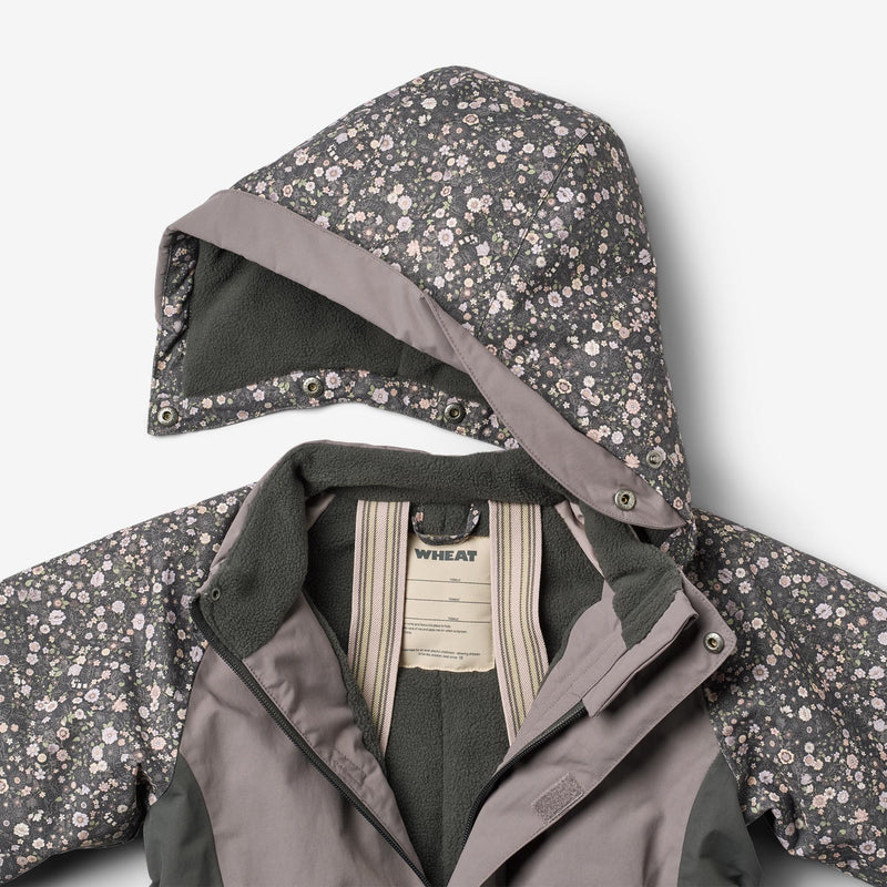 Wheat Outerwear Snowsuit Kallo Outdoor Suit 9528 black sea open flowers