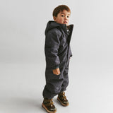 Wheat Outerwear Snowsuit Miko Outdoor Suit 9534 greyblue letters