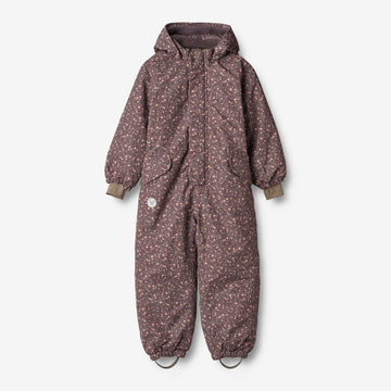 Wheat Outerwear Snowsuit Miko Tech Snowsuit 3121 eggplant buttercups