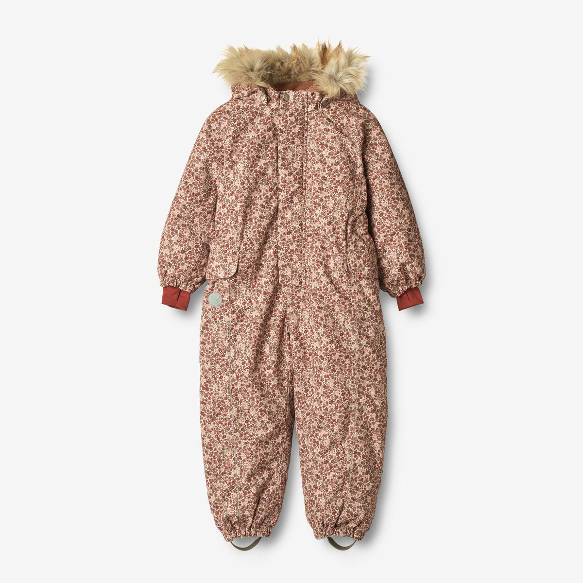 Snowsuit Moe Tech - rose dust flowers – Wheat.eu