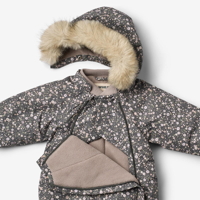 Wheat Outerwear Snowsuit Nickie Outdoor Suit 9528 black sea open flowers