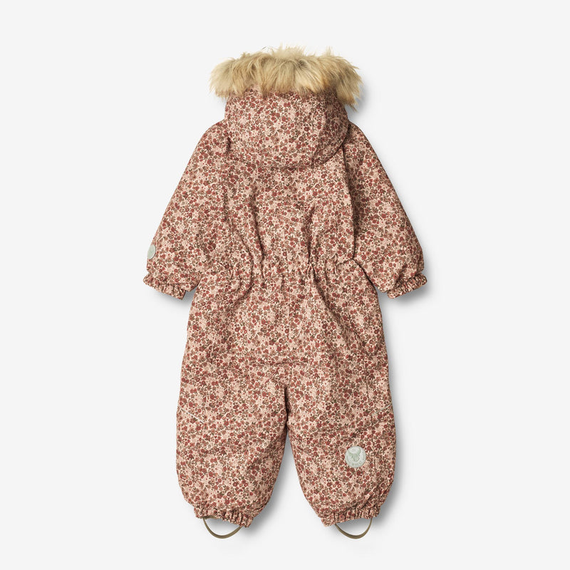 Wheat Outerwear Snowsuit Nickie Tech | Baby Snowsuit 2036 rose dust flowers