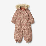 Wheat Outerwear Snowsuit Nickie Tech | Baby Snowsuit 2036 rose dust flowers
